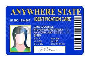 generic identification card 